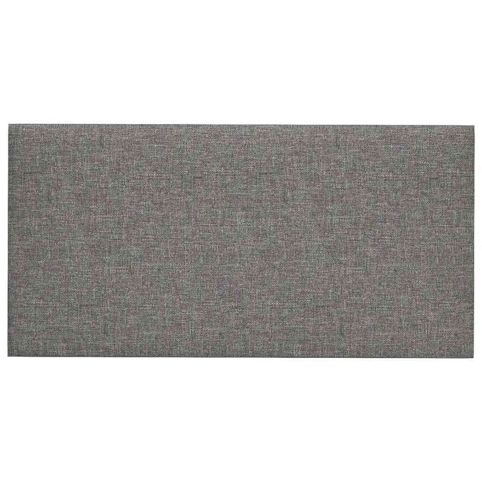 Pannelli Murali 12 pz Grigio Chiaro 30x15 cm Tessuto 0,54 mÂ² cod mxl 18916