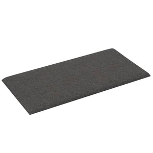 Pannelli Murali 12 pz Grigio Scuro 30x15 cm Tessuto 0,54 m² 343762