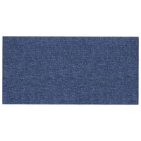 Pannelli Murali 12 pz Blu 30x15 cm Tessuto 0,54 mÂ² cod mxl 18939