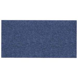 Pannelli Murali 12 pz Blu 30x15 cm Tessuto 0,54 mÂ² cod mxl 18939