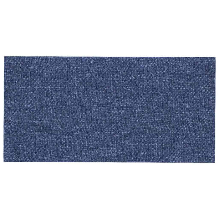 Pannelli Murali 12 pz Blu 30x15 cm Tessuto 0,54 mÂ² cod mxl 18939
