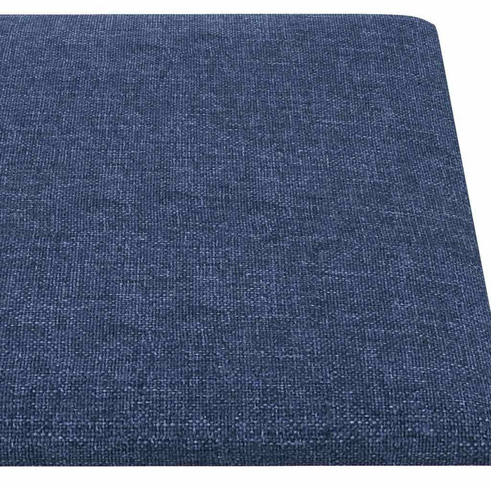 Pannelli Murali 12 pz Blu 30x15 cm Tessuto 0,54 m² 343770