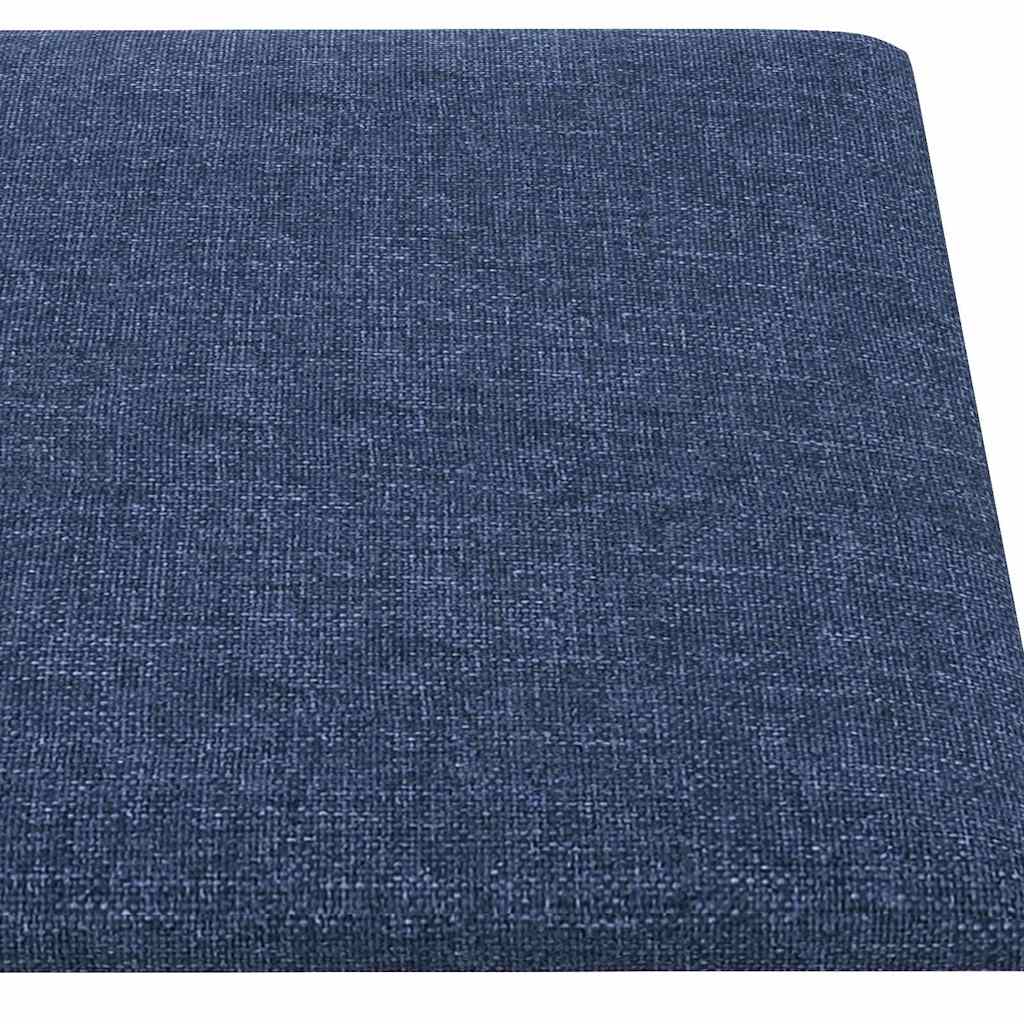 Pannelli Murali 12 pz Blu 30x15 cm Tessuto 0,54 mÂ² cod mxl 18939