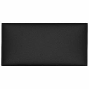 Pannelli Murali 12 pz Neri 30x15 cm in Similpelle 0,54 m² 343771