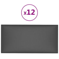Pannelli Murali 12 pz Grigi 30x15 cm in Similpelle 0,54 mÂ² cod mxl 20924