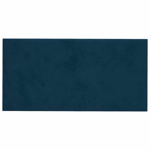 Pannelli Murali 12 pz Blu 30x15 cm in Velluto 0,54 m² 343778