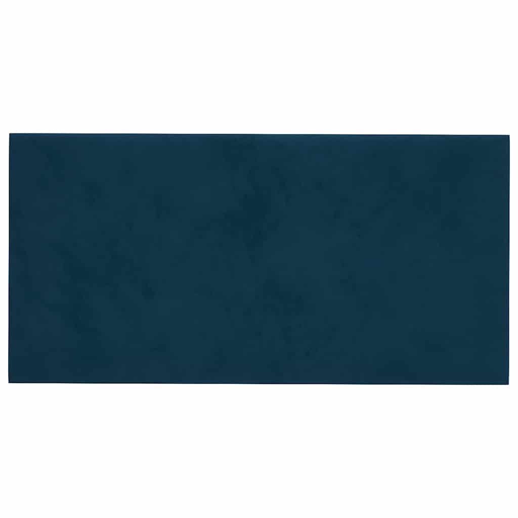Pannelli Murali 12 pz Blu 30x15 cm in Velluto 0,54 mÂ² cod mxl 20676