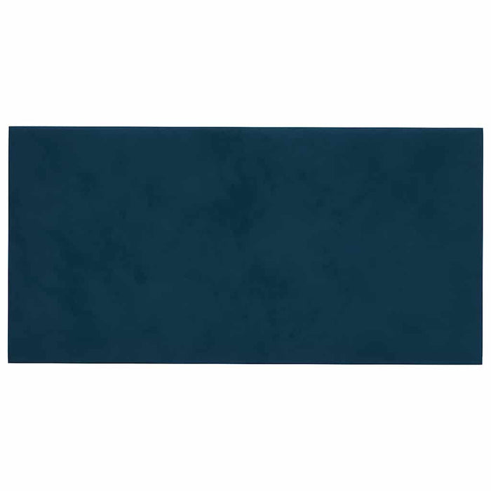 Pannelli Murali 12 pz Blu 30x15 cm in Velluto 0,54 mÂ² cod mxl 20676