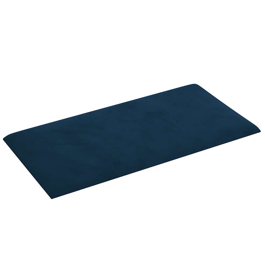 Pannelli Murali 12 pz Blu 30x15 cm in Velluto 0,54 mÂ² cod mxl 20676