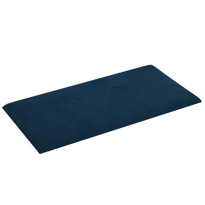Pannelli Murali 12 pz Blu 30x15 cm in Velluto 0,54 mÂ² cod mxl 20676