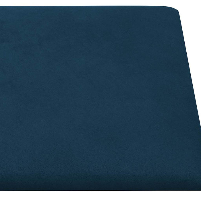 Pannelli Murali 12 pz Blu 30x15 cm in Velluto 0,54 mÂ² cod mxl 20676