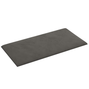 Pannelli Murali 12 pz Grigio Scuro 30x15 cm in Velluto 0,54 mÂ² cod mxl 19598