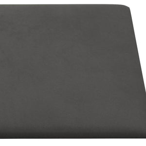 Pannelli Murali 12 pz Grigio Scuro 30x15 cm in Velluto 0,54 mÂ² cod mxl 19598