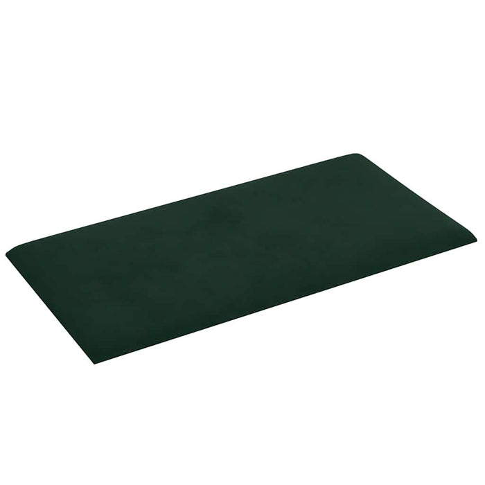 Pannelli Murali 12 pz Verde Scuro 30x15 cm in Velluto 0,54 mÂ² cod mxl 20662
