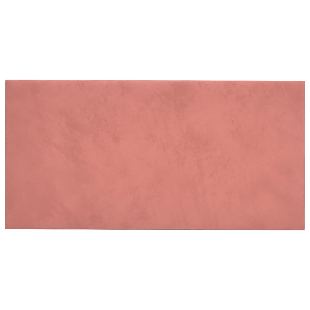 Pannelli Murali 12 pz Rosa 30x15 cm in Velluto 0,54 mÂ² cod mxl 18980