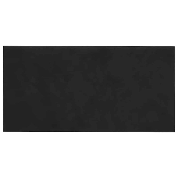 Pannelli Murali 12 pz Neri 30x15 cm Velluto 0,54 m² 343784