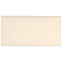 Pannelli Murali 12 pz Crema 30x15 cm Velluto 0,54 m² 343787