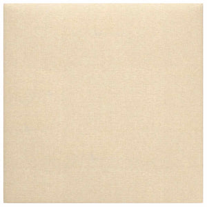 Pannelli Murali 12 pz Crema 30x30 cm Tessuto 1,08 mÂ² cod mxl 19590