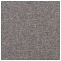 Pannelli Murali 12 pz Grigio Chiaro 30x30 cm in Tessuto 1,08 mÂ²