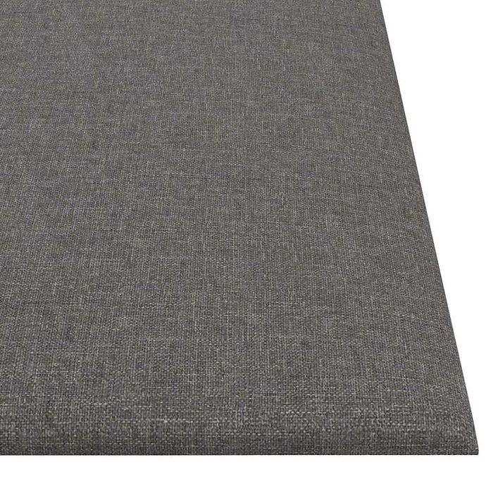Pannelli Murali 12 pz Grigio Chiaro 30x30 cm in Tessuto 1,08 mÂ²