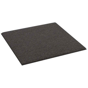 Pannelli Murali 12 pz Grigio Scuro 30x30 cm Tessuto 1,08 mÂ²