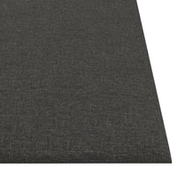Pannelli Murali 12 pz Grigio Scuro 30x30 cm in Tessuto 1,08 m² 343790