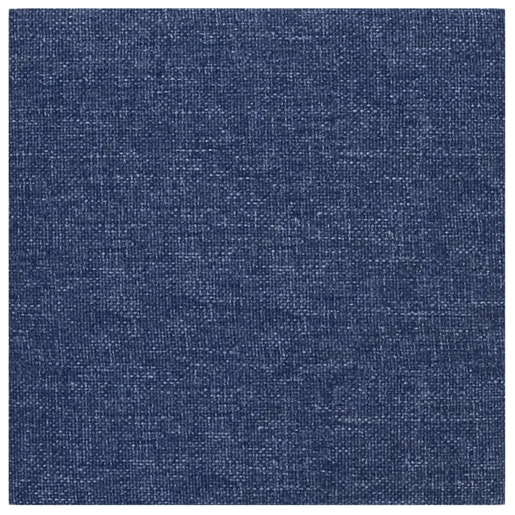 Pannelli Murali 12 pz Blu 30x30 cm in Tessuto 1,08 m² 343798