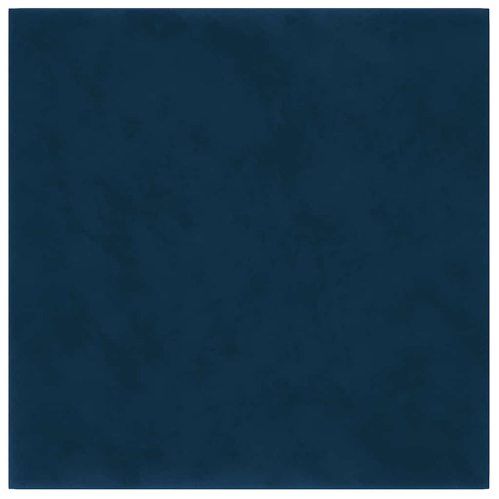 Pannelli Murali 12 pz Blu 30x30 cm Velluto 1,08 m² 343806