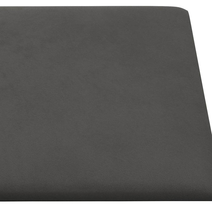 Pannelli Murali 12 pz Grigio Scuro 30x30 cm Velluto 1,08 mÂ² cod mxl 10395