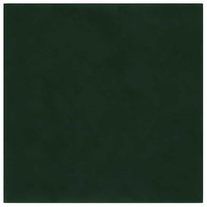 Pannelli Murali 12 pz Verde Scuro 30x30 cm Velluto 1,08 mÂ² cod mxl 12303