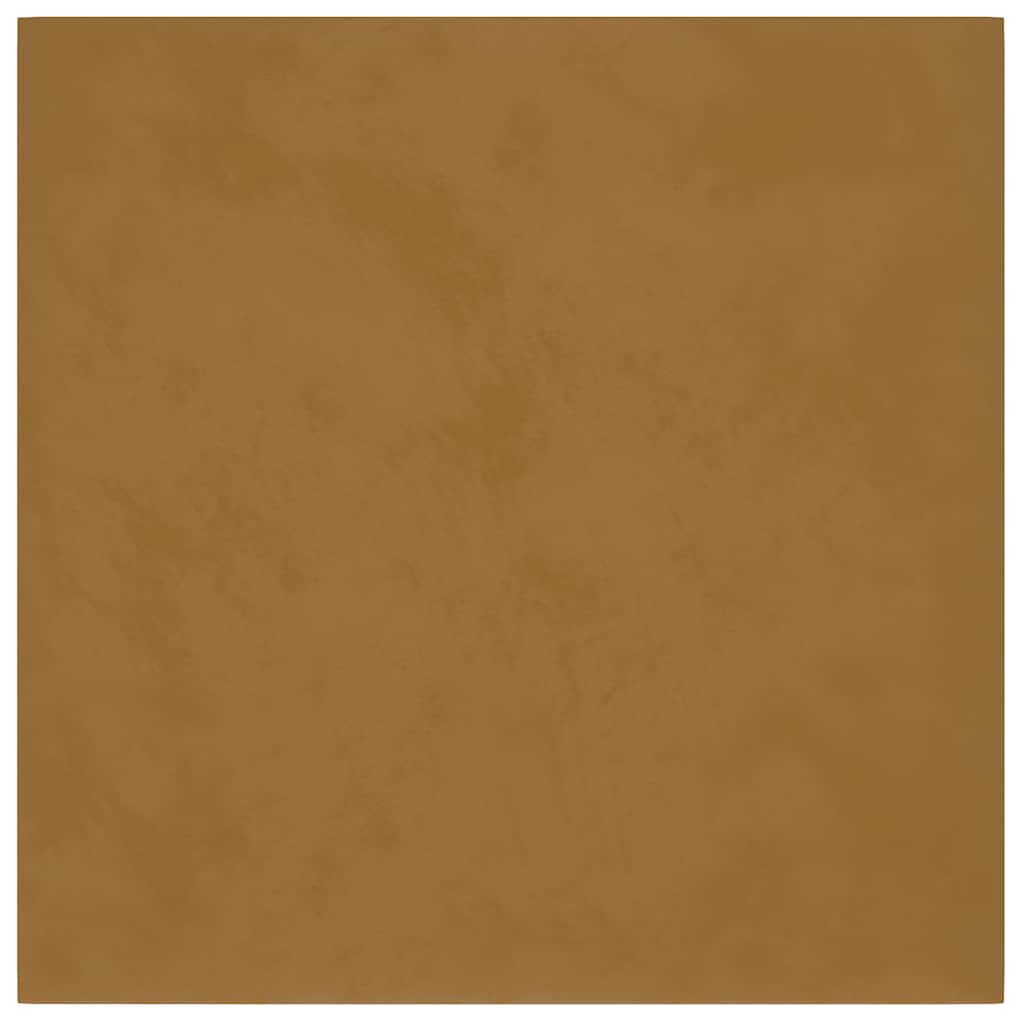 Pannelli Murali 12 pz Marroni 30x30 cm Velluto 1,08 m² 343814