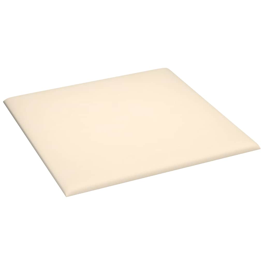 Pannelli Murali 12 pz Crema 30x30 cm Velluto 1,08 mÂ² cod mxl 19507