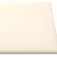 Pannelli Murali 12 pz Crema 30x30 cm Velluto 1,08 m² 343815