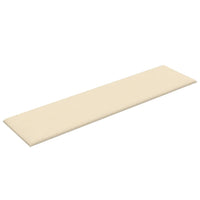 Pannelli Murali 12 pz Crema 60x15 cm Tessuto 1,08 mÂ² cod mxl 20227