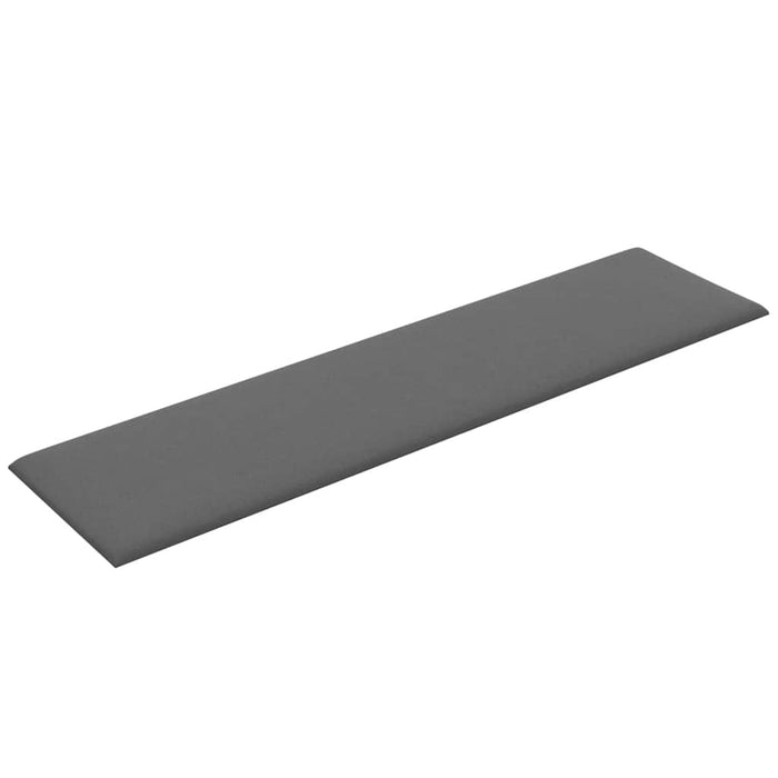 Pannelli Murali 12 pz Grigio Chiaro 60x15 cm Tessuto 1,08 m² 343817