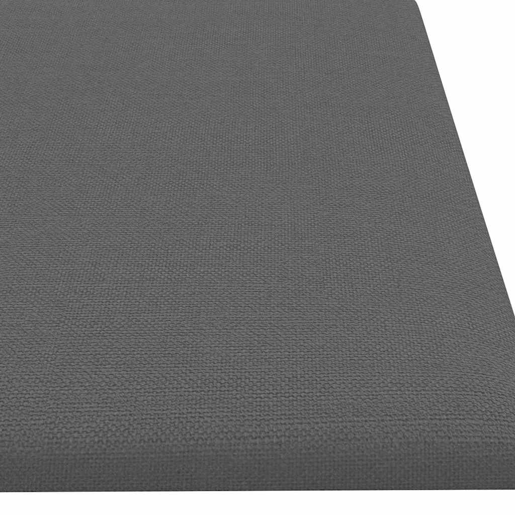 Pannelli Murali 12 pz Grigio Chiaro 60x15 cm Tessuto 1,08 m² 343817