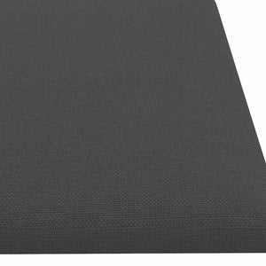 Pannelli Murali 12 pz Grigio Scuro 60x15 cm Tessuto 1,08 mÂ² cod mxl 20531