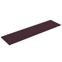 Pannelli Murali 12 pz Viola 60x15 cm Tessuto 1,08 m² 343822