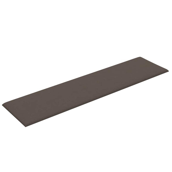 Pannelli Murali 12 pz Tortora 60x15 cm Tessuto 1,08 m² 343823
