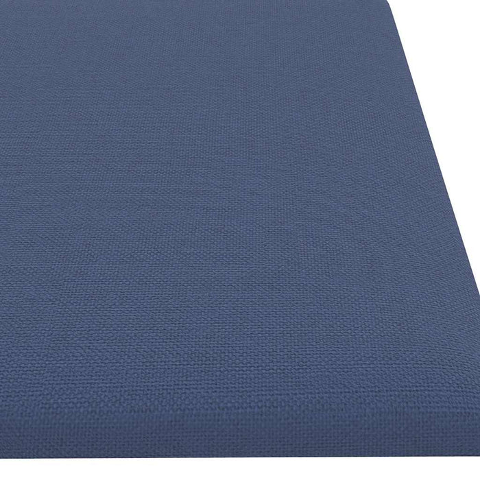 Pannelli Murali 12 pz Blu 60x15 cm Tessuto 1,08 mÂ² cod mxl 20094