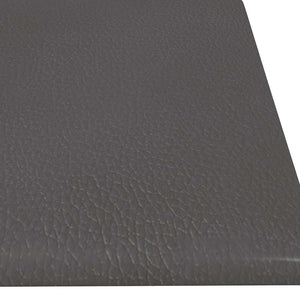 Pannelli Murali 12 pz Grigio 60x15 cm Similpelle 1,08 mÂ² cod mxl 20039