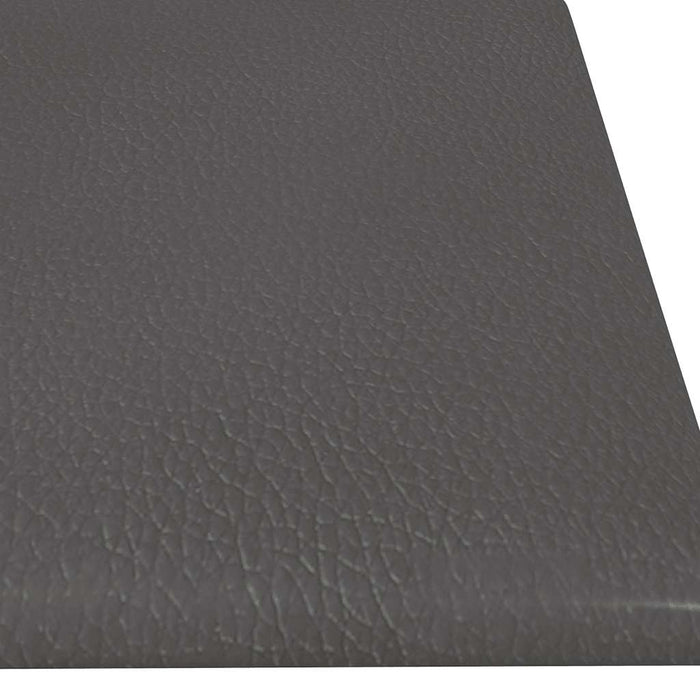 Pannelli Murali 12 pz Grigio 60x15 cm Similpelle 1,08 mÂ² cod mxl 20039