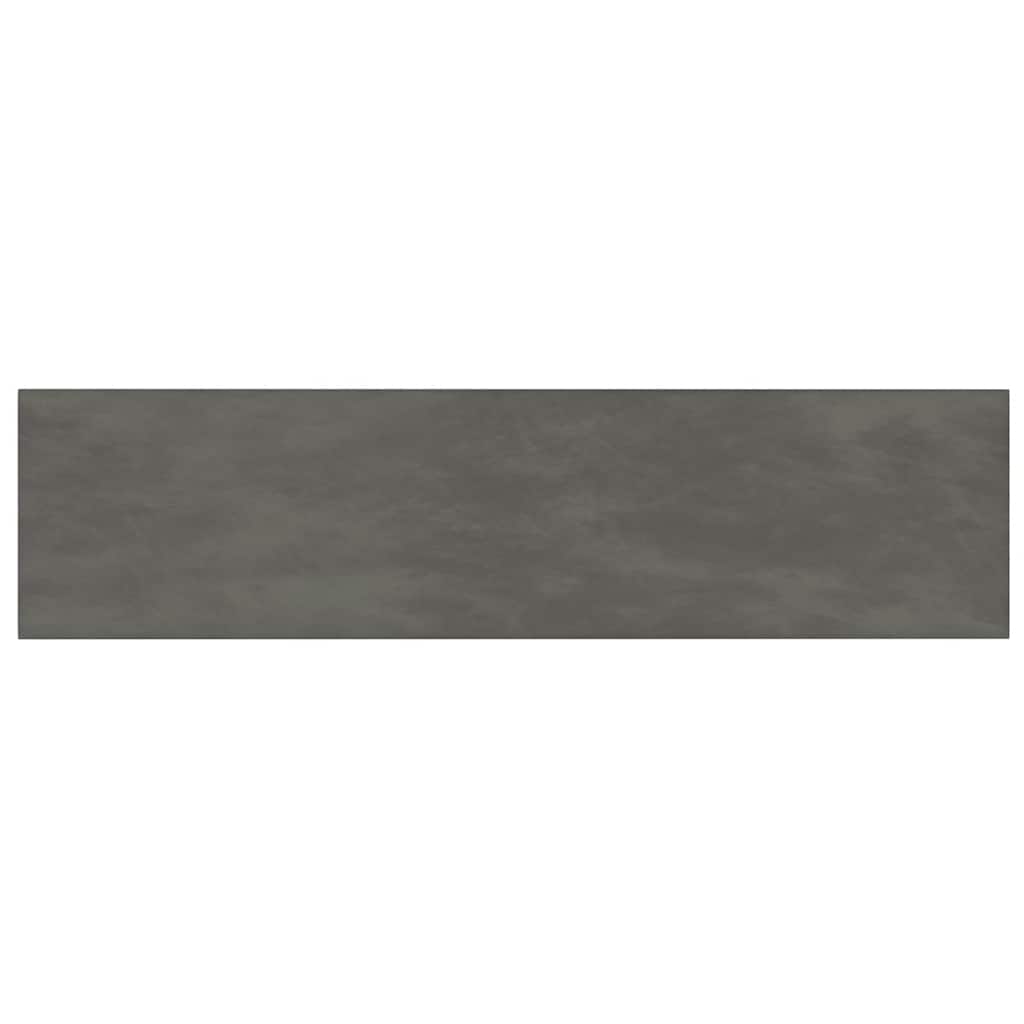 Pannelli Murali 12 pz Grigio Scuro 60x15 cm Velluto 1,08 mÂ² cod mxl 13483