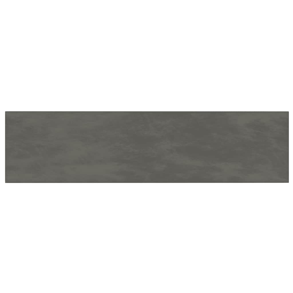 Pannelli Murali 12 pz Grigio Scuro 60x15 cm Velluto 1,08 m² 343836