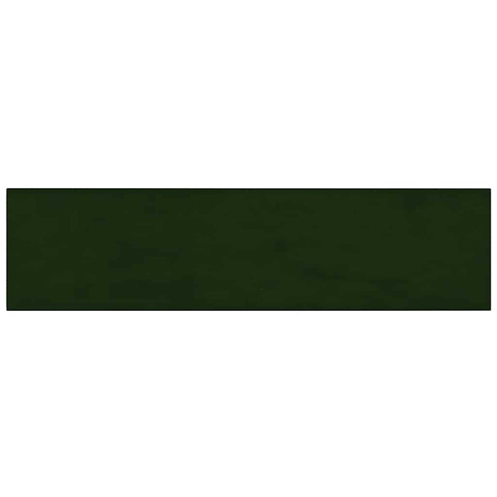 Pannelli Murali 12 pz Verde Scuro 60x15 cm Velluto 1,08 m² 343837