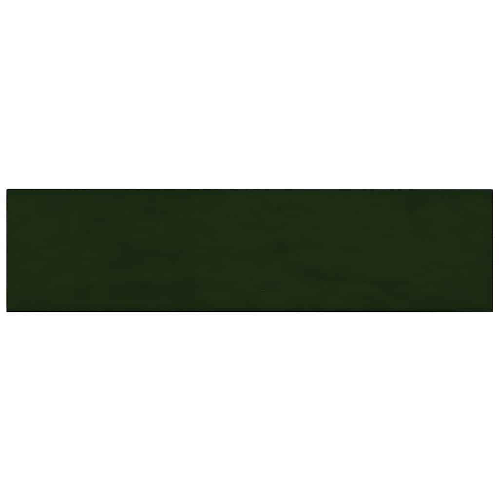 Pannelli Murali 12 pz Verde Scuro 60x15 cm Velluto 1,08 mÂ² cod mxl 11742