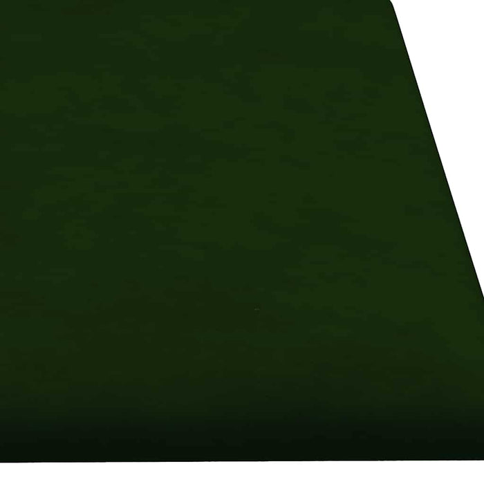 Pannelli Murali 12 pz Verde Scuro 60x15 cm Velluto 1,08 mÂ² cod mxl 11742