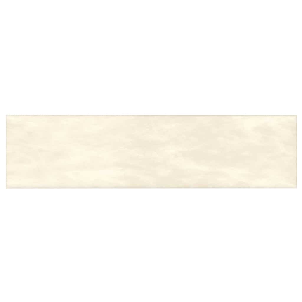 Pannelli Murali 12 pz Crema 60x15 cm Velluto 1,08 mÂ²