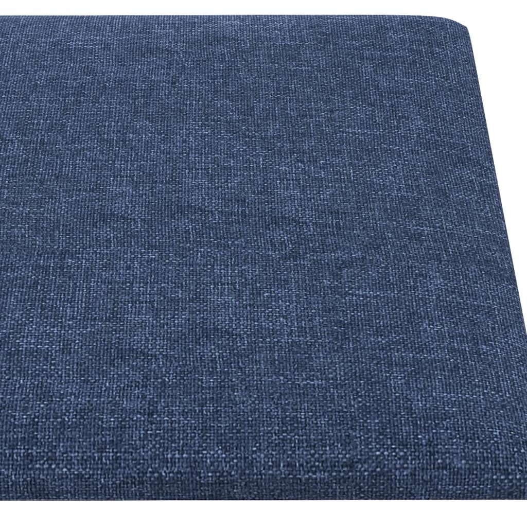 Pannelli Murali 12 pz Blu 60x30 cm in Tessuto 2,16 m² 343854