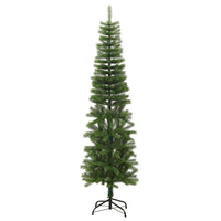 Albero di Natale Artificiale Sottile con Base 180 cm PE 344645